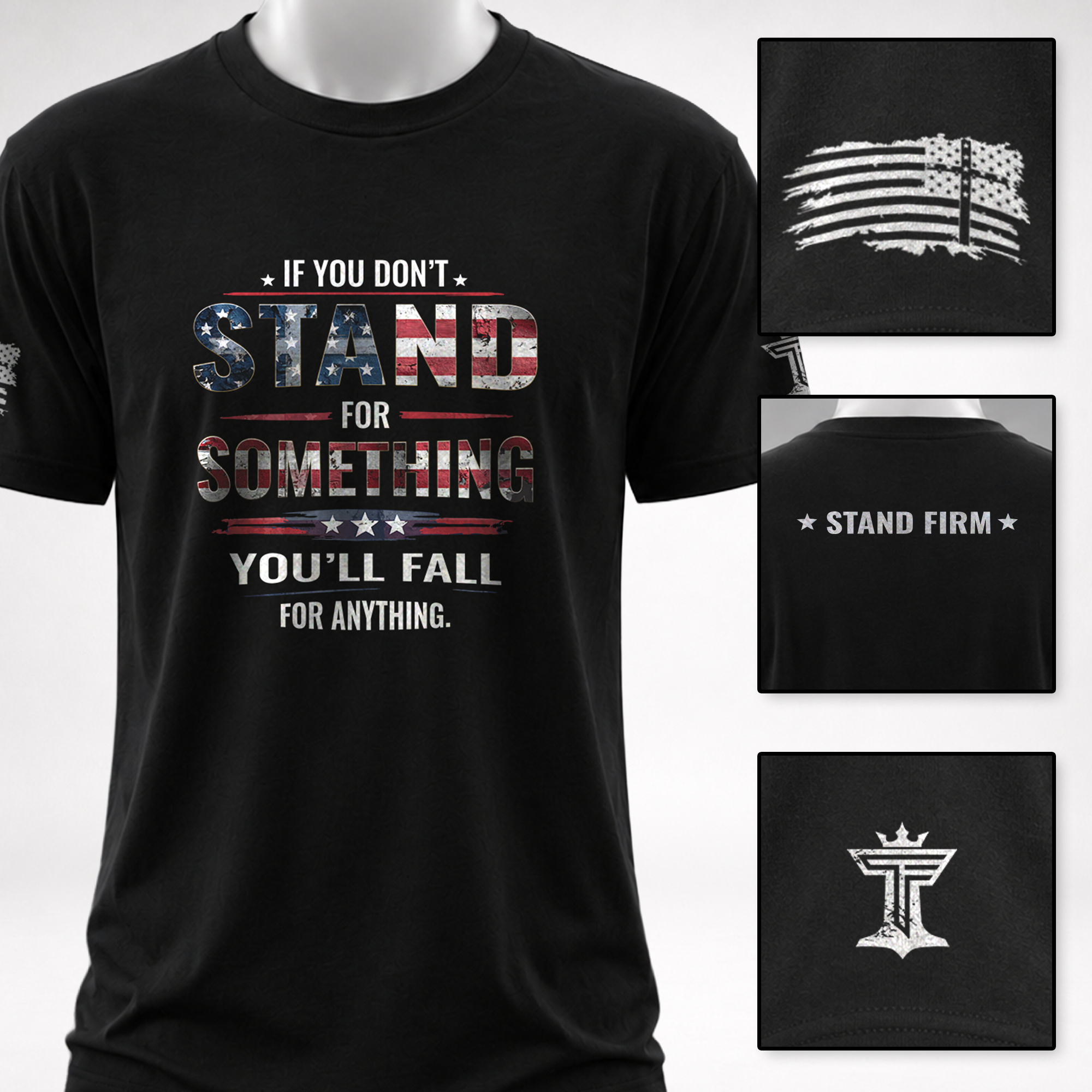 Stand for Something Patriotic Shirt