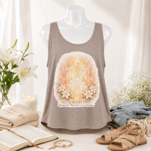 He is With You Women's Faith Festival Tank - Image 2