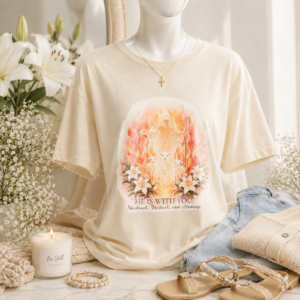 He is With You Women's Faith Shirt - Image 1
