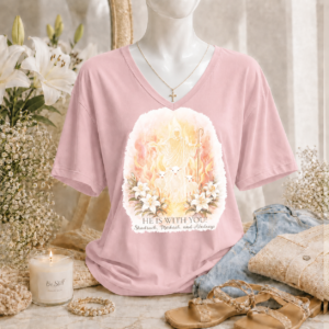 He is With You Women's Faith Shirt - Image 10