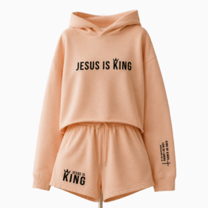 Jesus Is King - Blush -Full Front