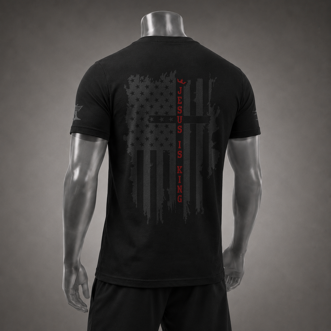 Jesus Is King Patriotic Faith Shirt
