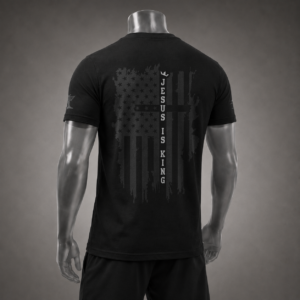 Jesus Is King Patriotic Faith Shirt - Image 5