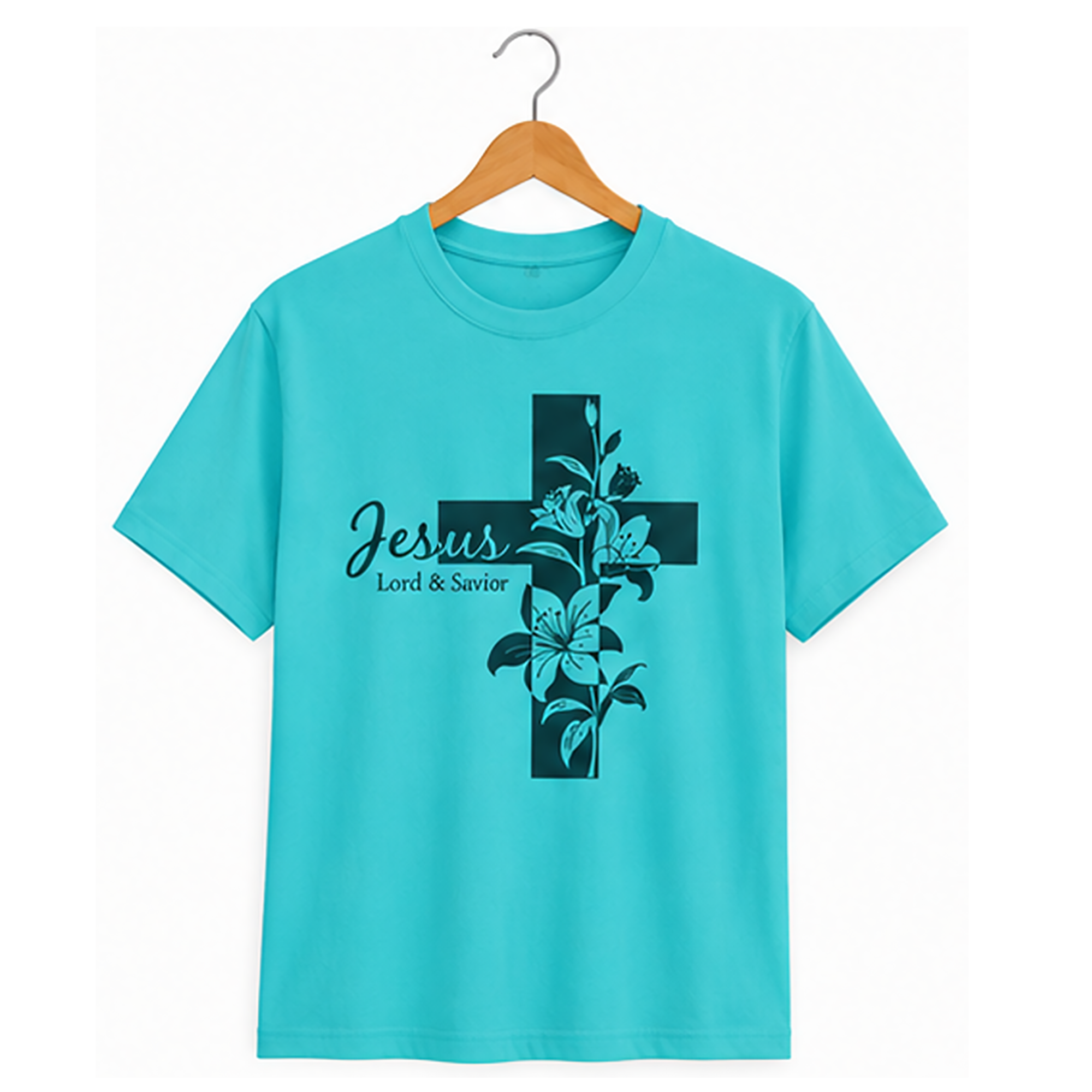 Jesus Lily Cross | Christian Shirt