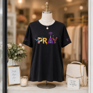 Pray Women's Faith T-Shirt - Image 5