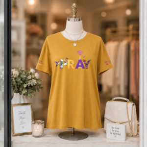 Pray Women's Faith T-Shirt - Image 9