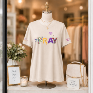 Pray Women's Faith T-Shirt - Image 3